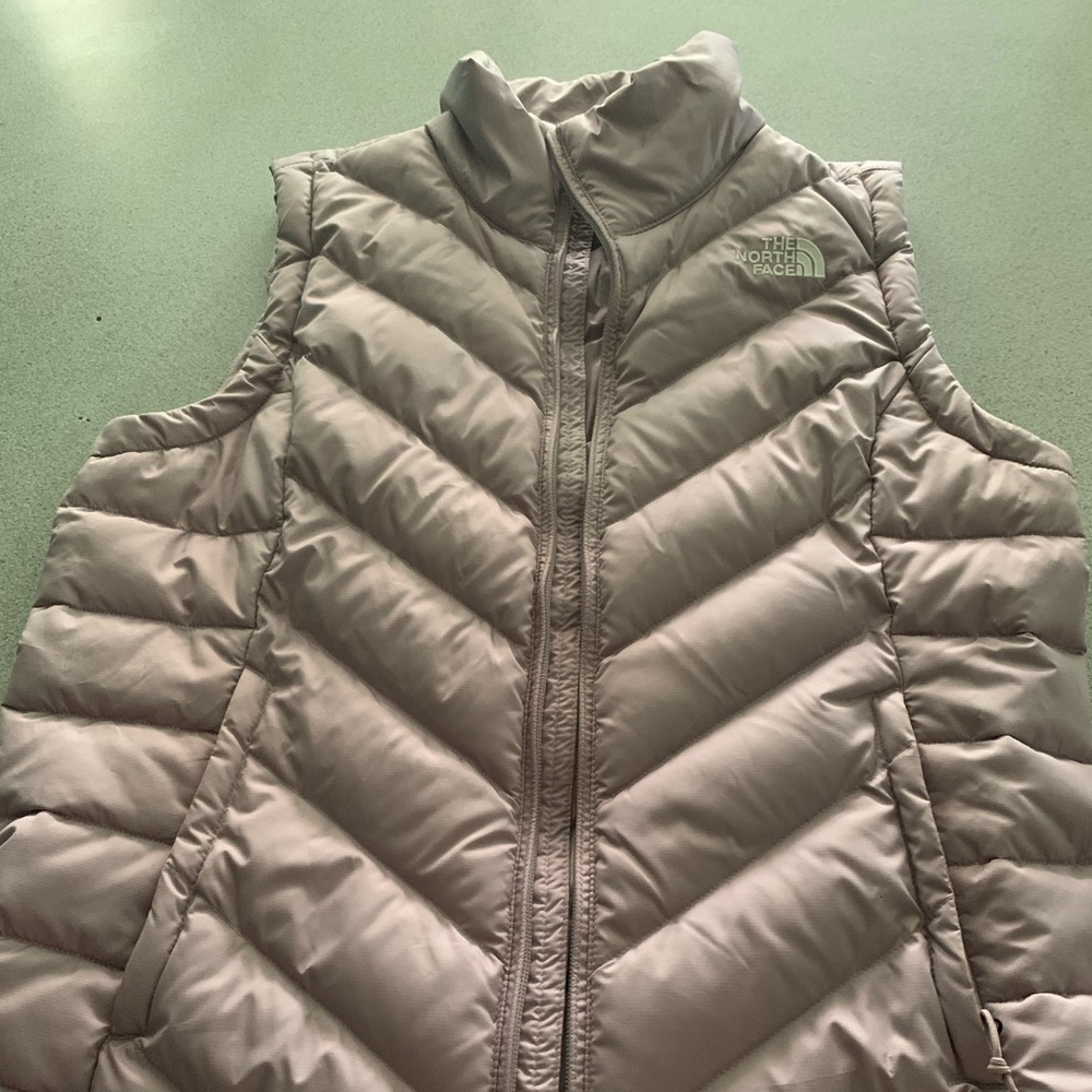 Purple pastel north face vest